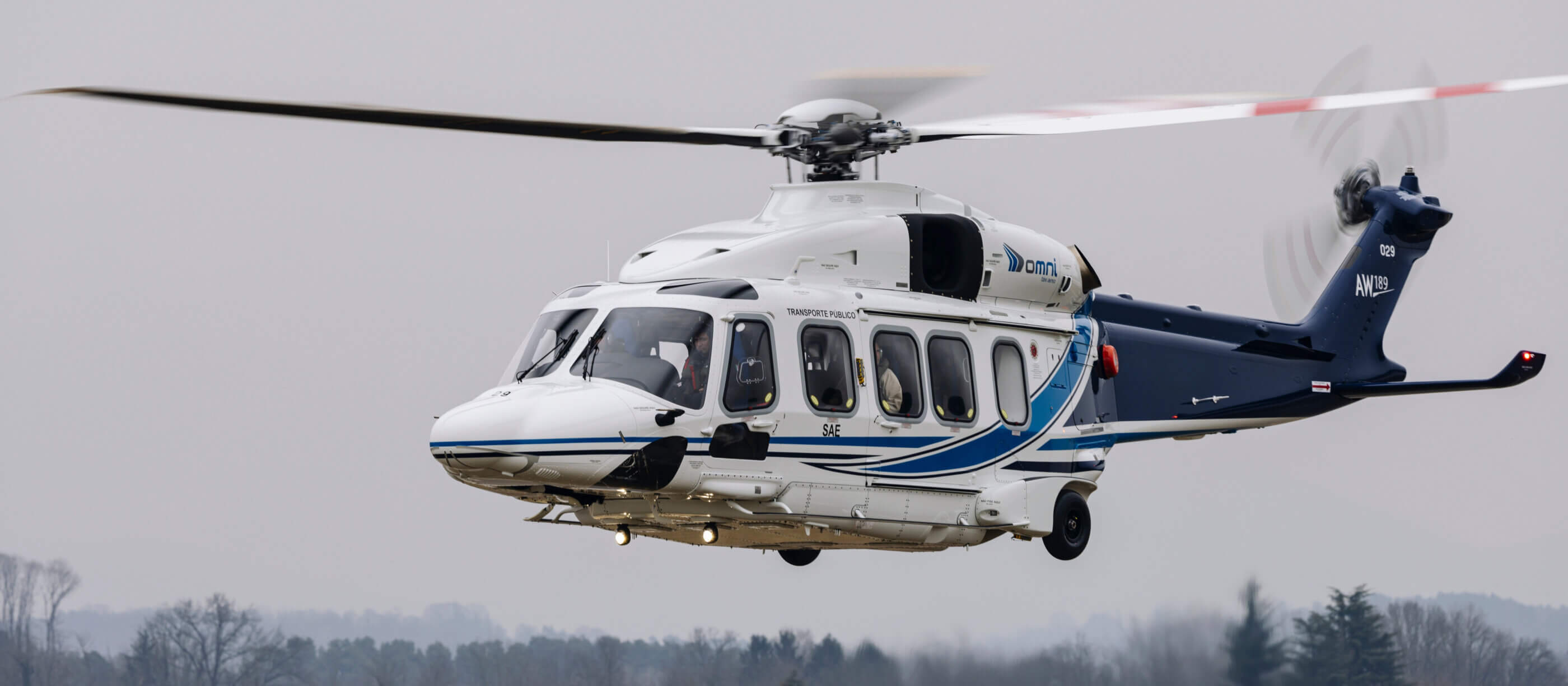 GDHF delivers two Leonardo AW189 helicopters on lease to Omni