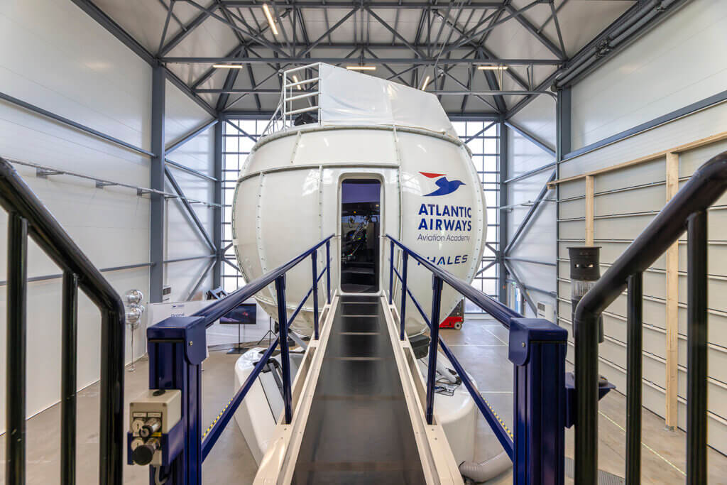 The Thales AW139 FFS, which was certified by EASA in November. Ólavur Frederiksen Photo