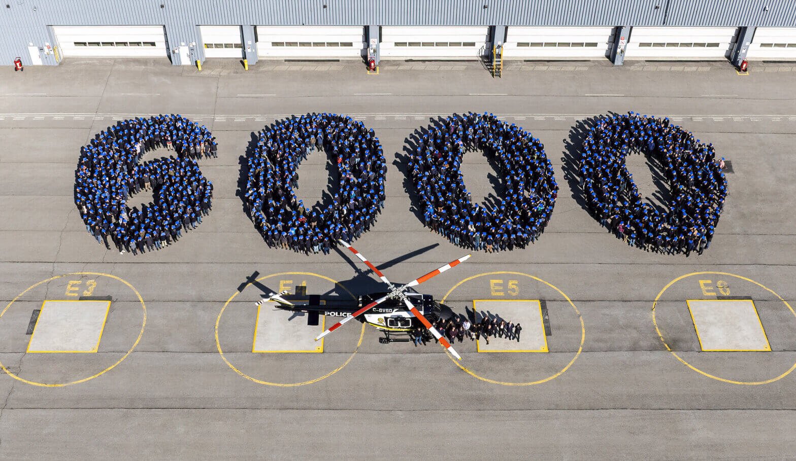 Bell Textron Canada marks delivery of 6,000 helicopters 