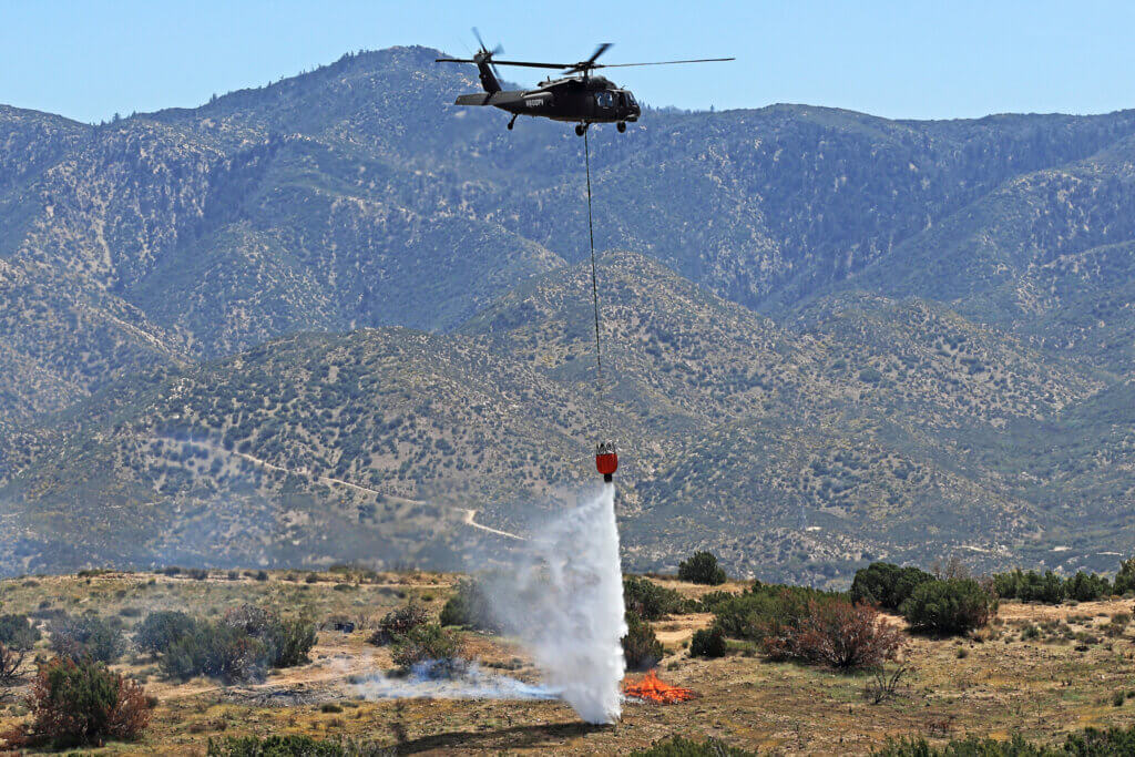 Rain and Sikorsky test advanced aerial firefighting technologies