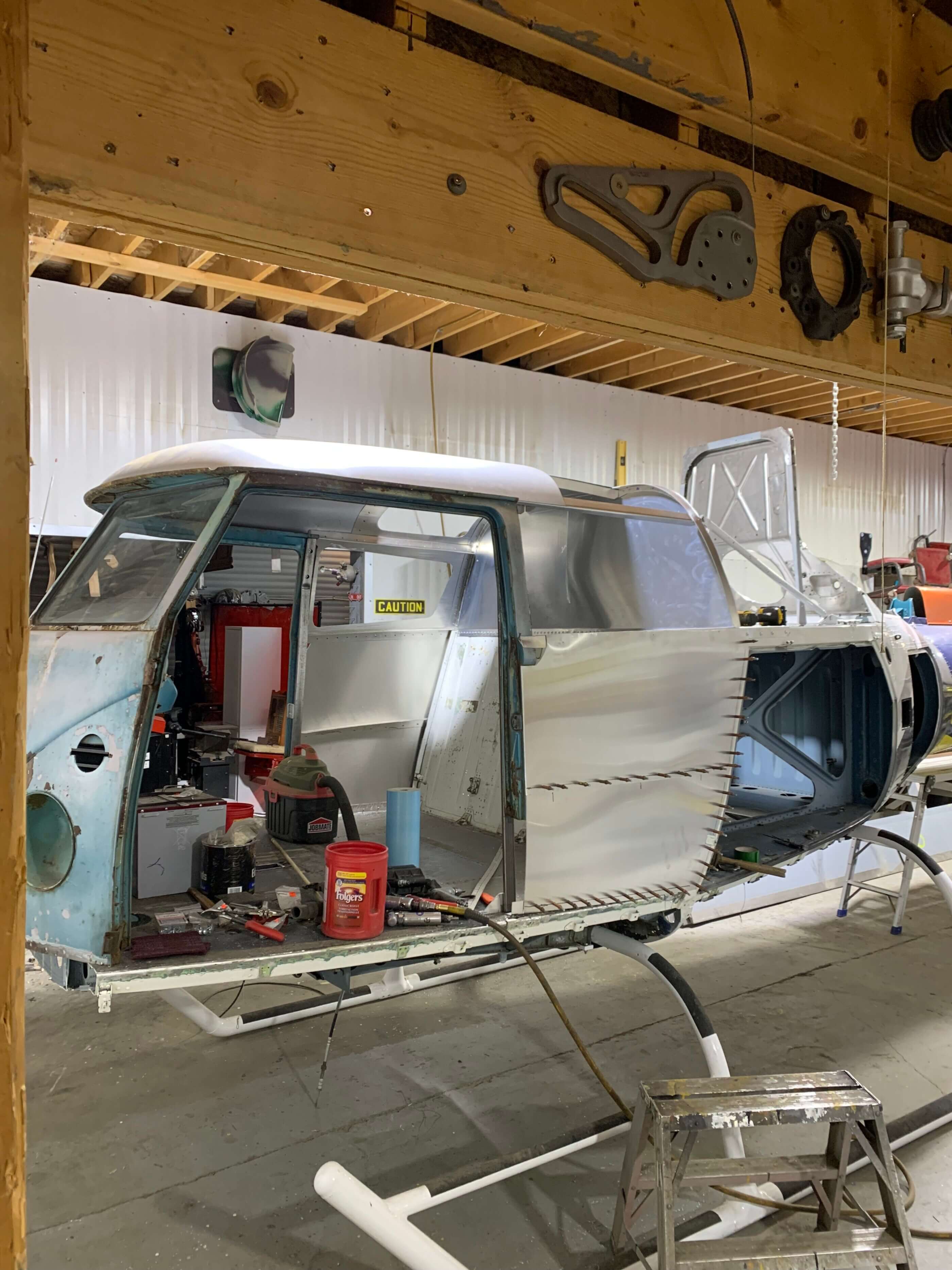 Frankencopter' metal art gives new life to scrapped rotorcraft