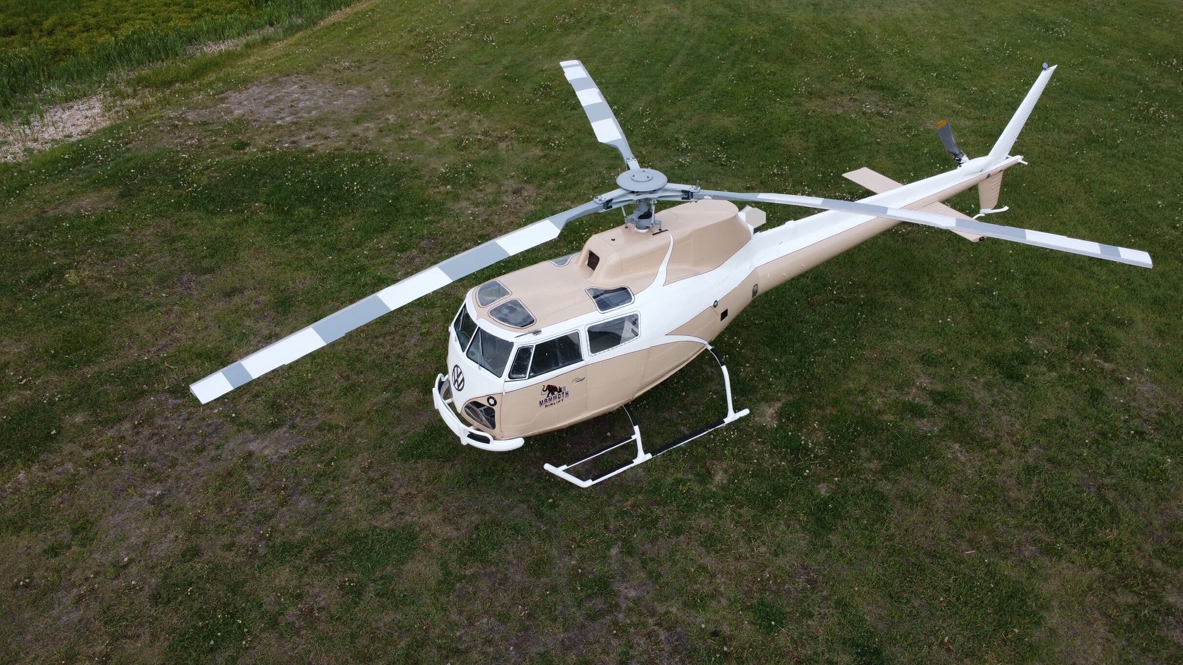 Frankencopter' metal art gives new life to scrapped rotorcraft