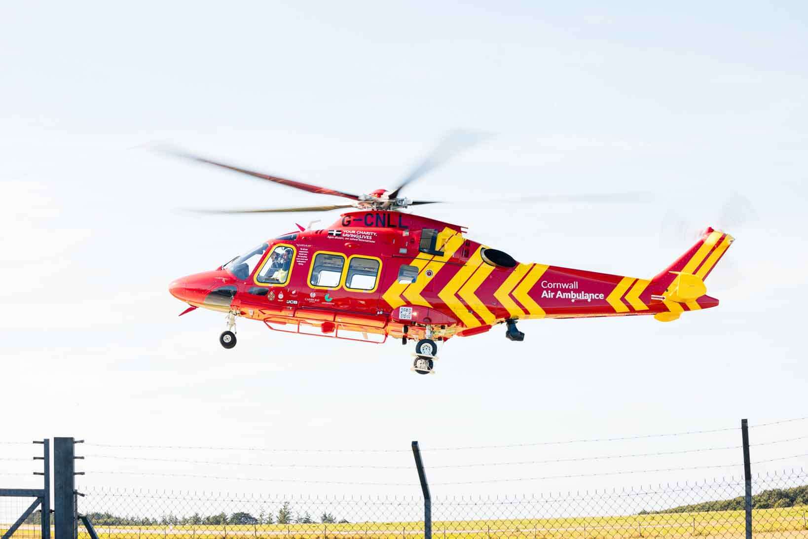 Cornwall Air Ambulance receives second Leonardo AW169 helicopter