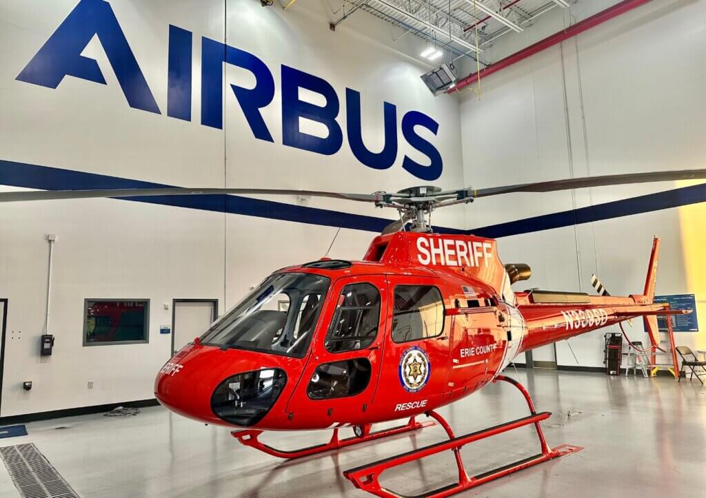 Davenport Aviation delivers new Airbus H125 helicopter to Erie