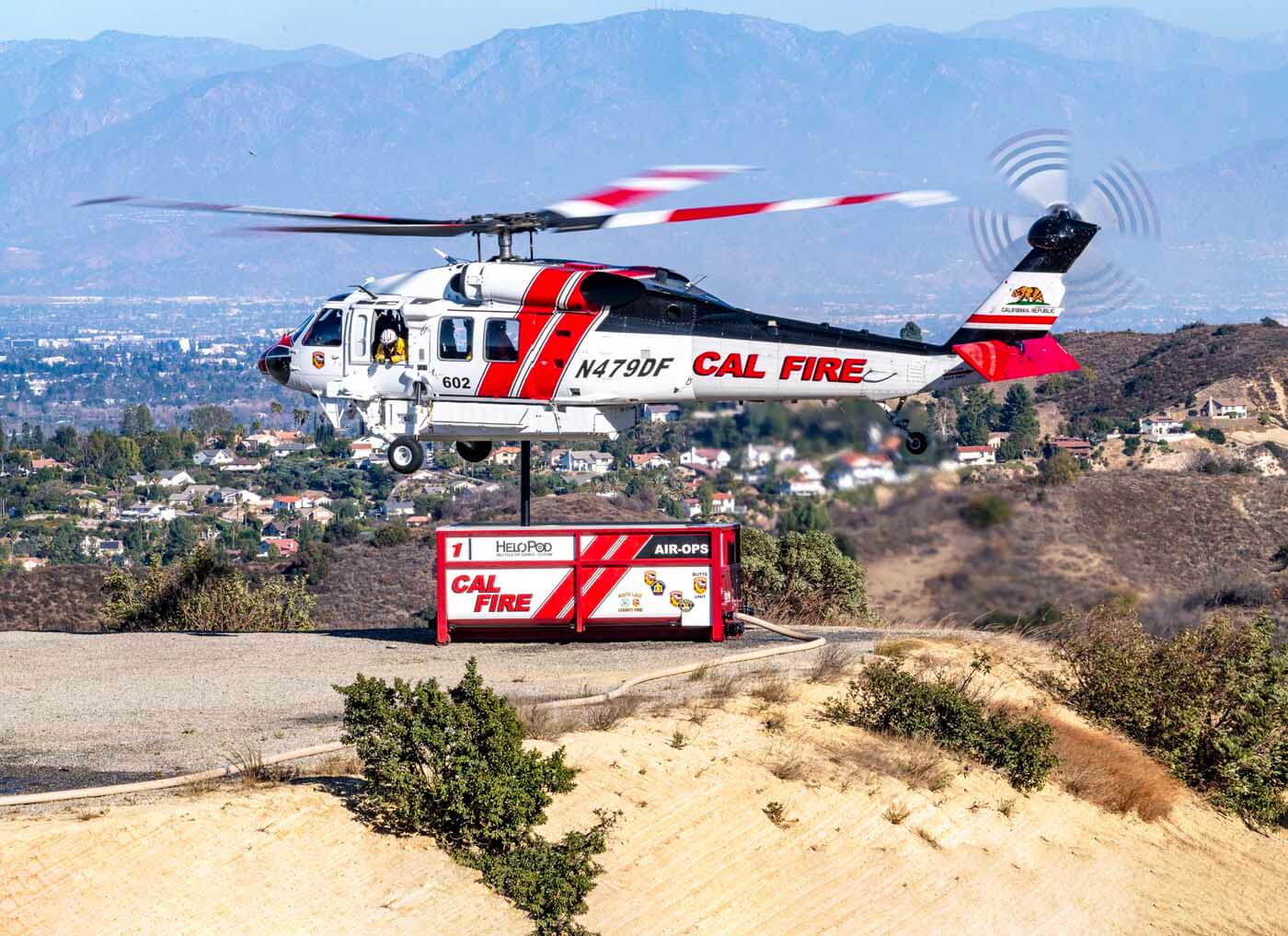 How helicopter firefighting technology is revolutionizing wildfire