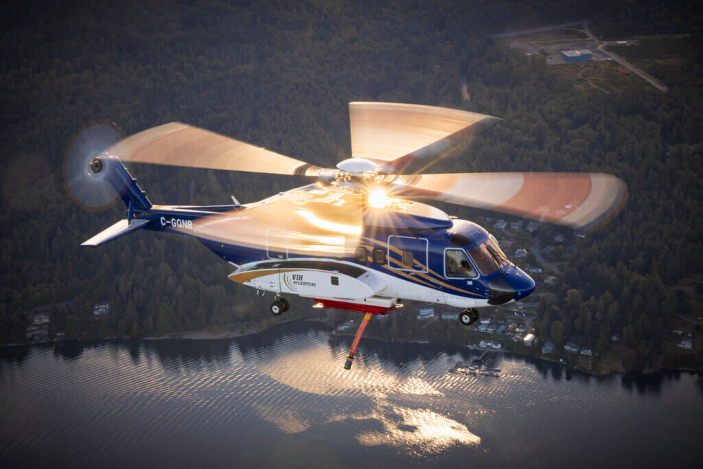 VIH says S-92 Fire Raptor is proving itself as super heavy