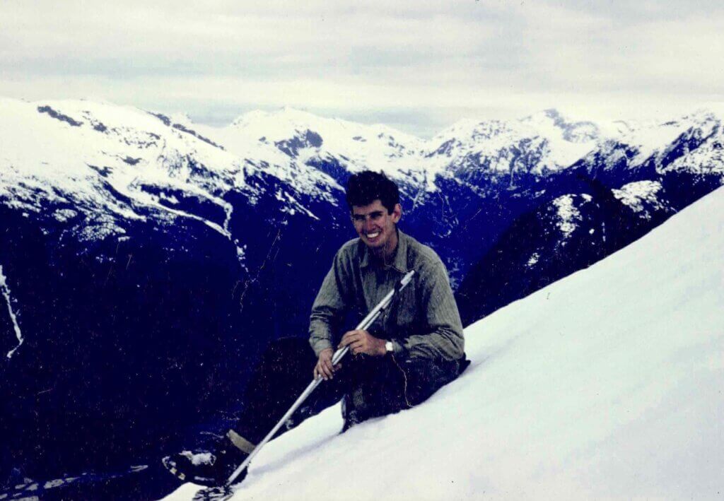 Bieler in the mountains of British Columbia. Phillippe Bieler Photo