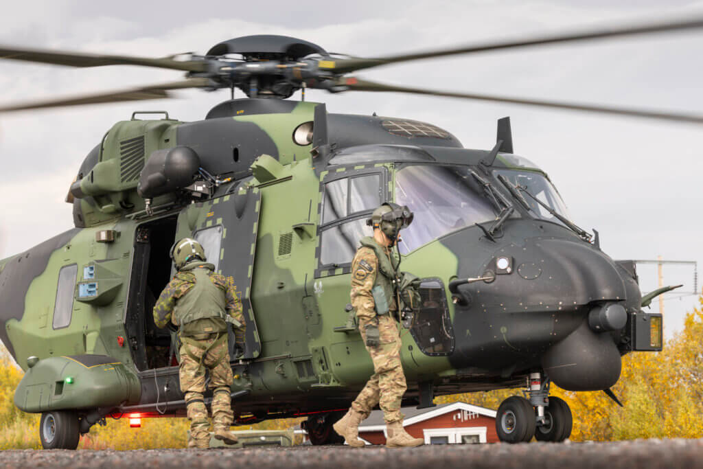 Mountain Mastery: Sweden's NH90 helicopters take on the Arctic