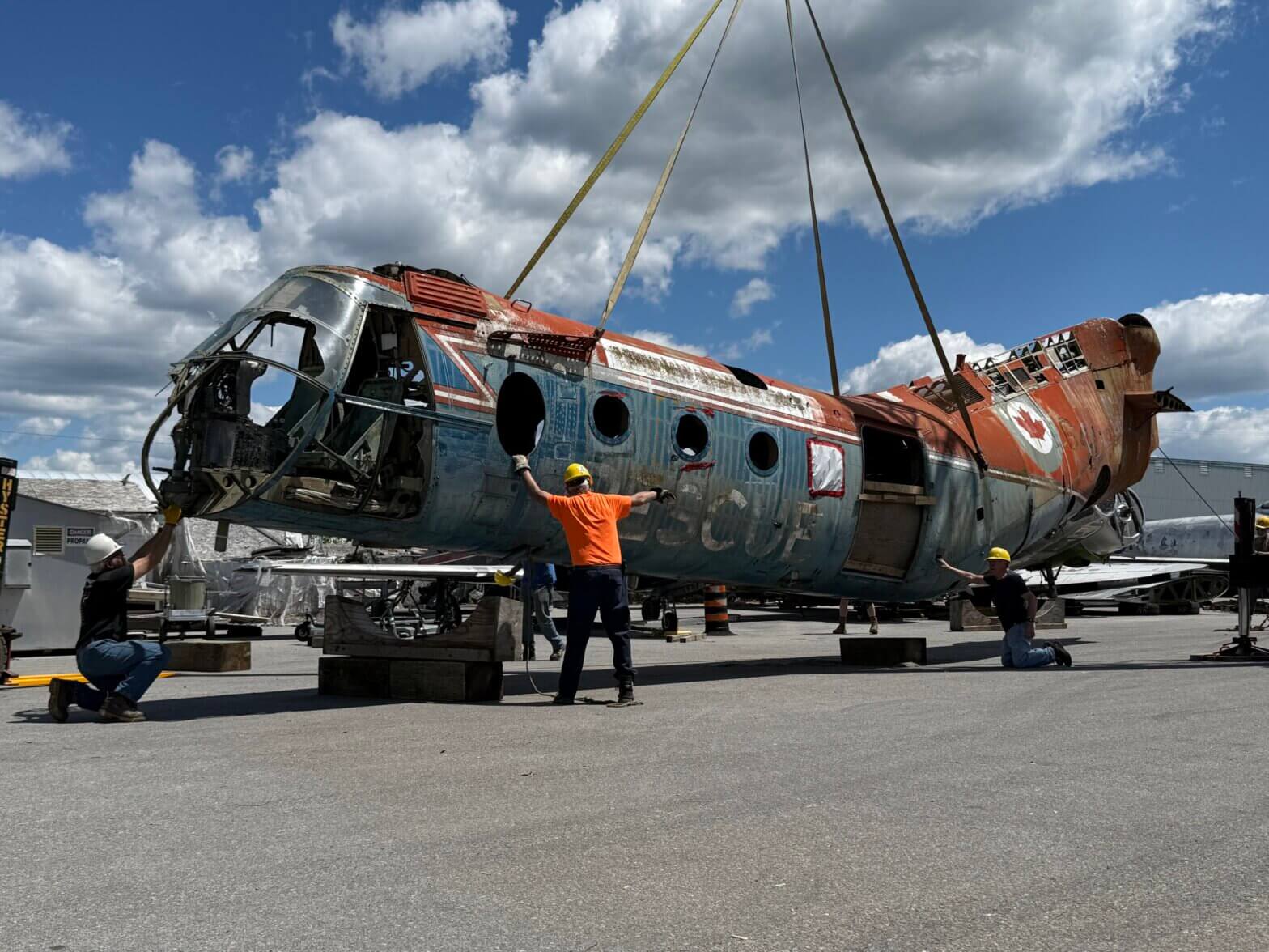 National Air Force Museum of Canada welcomes Vertol Canada CH-125 helicopter