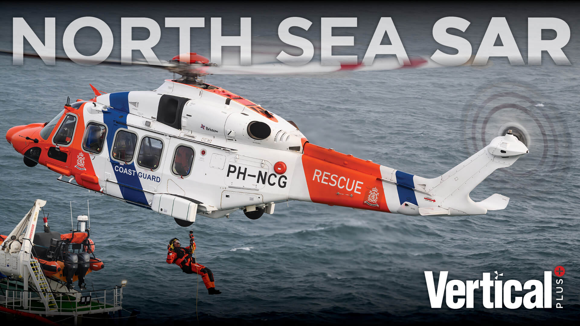 VIDEO: High-Stakes Search and Rescue: Flying the AW189 Helicopter with the Dutch Coast Guard