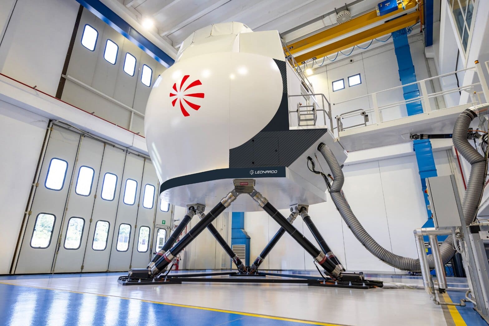 Leonardo expands its Sesto Calende facility with a new flight simulator production area